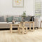 vidaXL Nesting Tables 3 pcs Sonoma Oak Engineered Wood