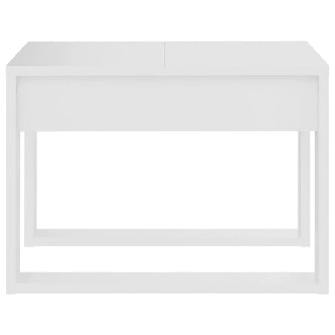 vidaXL Side Table White 50x50x35 cm Engineered Wood