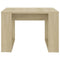 vidaXL Side Table Sonoma Oak 50x50x35 cm Engineered Wood