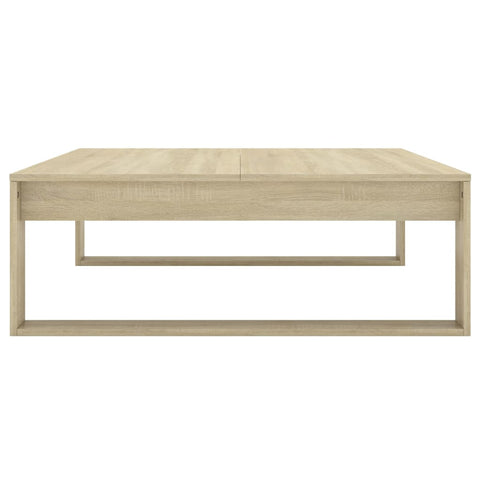 vidaXL Coffee Table Sonoma Oak 100x100x35 cm Engineered Wood