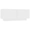 vidaXL Bedside Cabinet White 100x35x40 cm Engineered Wood