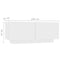 vidaXL Bedside Cabinet White 100x35x40 cm Engineered Wood