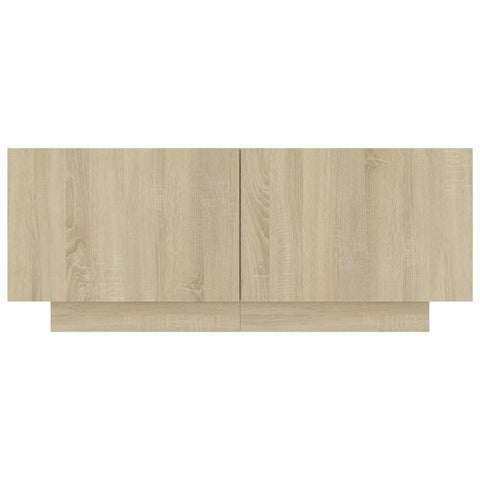 vidaXL Bedside Cabinet Sonoma Oak 100x35x40 cm Engineered Wood