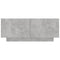 vidaXL Bedside Cabinet Concrete Grey 100x35x40 cm Engineered Wood