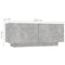 vidaXL Bedside Cabinet Concrete Grey 100x35x40 cm Engineered Wood
