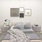 vidaXL Bedside Cabinet Concrete Grey 100x35x40 cm Engineered Wood