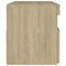 vidaXL Bedside Cabinet & LED Lights 2 pcs Sonoma Oak 60x35x40 cm