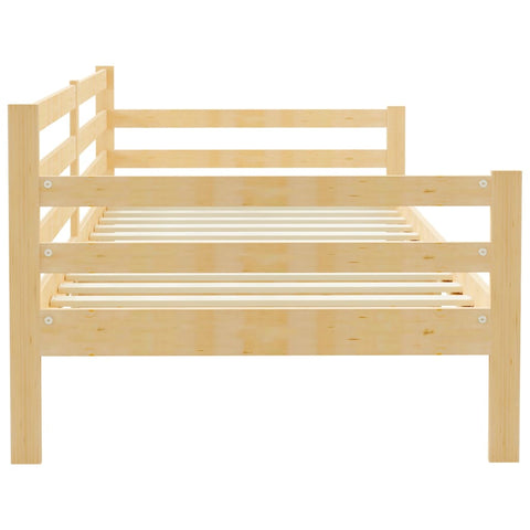 vidaXL Day Bed without Mattress Solid Wood Pine 90x200cm
