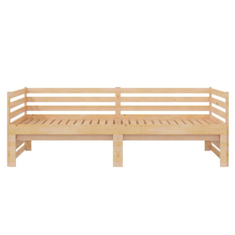vidaXL Pull-out Day Bed without Mattress 2x(90x200)cm