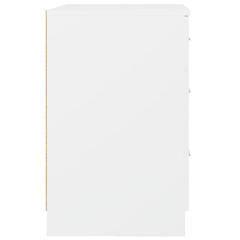 vidaXL Bed Cabinet White 40x40x63 cm Engineered Wood