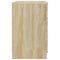 vidaXL Bed Cabinet Sonoma Oak 40x40x63 cm Engineered Wood