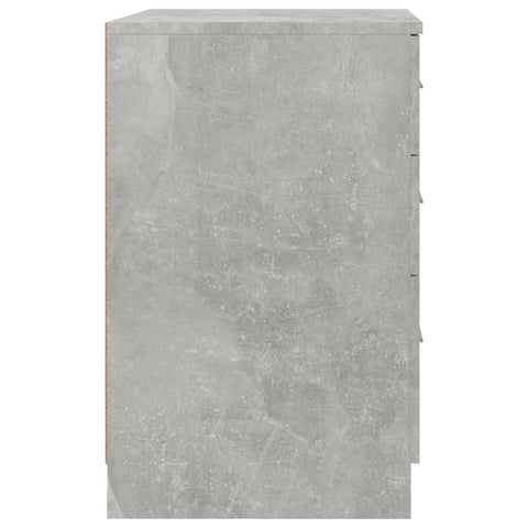 vidaXL Bed Cabinet Concrete Grey 40x40x63 cm Engineered Wood
