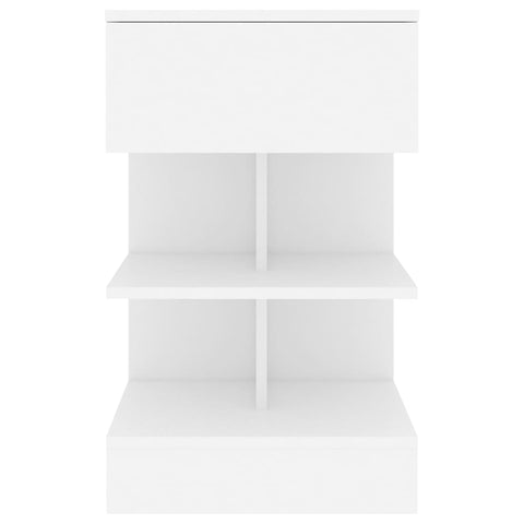 vidaXL Bedside Cabinets 2 pcs White 40x35x65 cm Engineered Wood