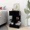 vidaXL Bedside Cabinets 2 pcs Black 40x35x65 cm