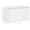 vidaXL Hall Bench 80x40x45 cm White Engineered Wood