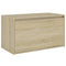 vidaXL Hall Bench 80x40x45 cm Sonoma Oak Engineered Wood