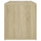 vidaXL Hall Bench 80x40x45 cm Sonoma Oak Engineered Wood
