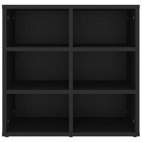 vidaXL Shoe Cabinet Black 52.5x30x50 cm