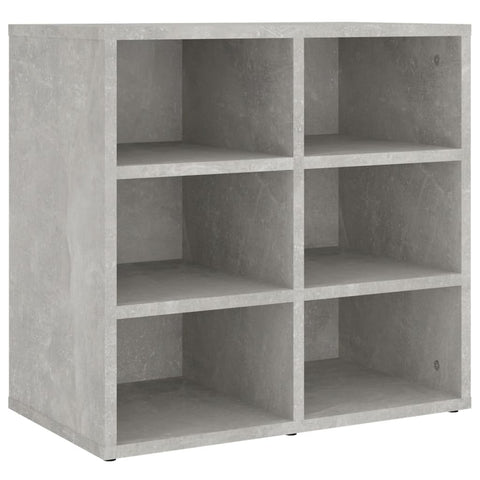 vidaXL Shoe Cabinet Concrete Grey 52.5x30x50 cm