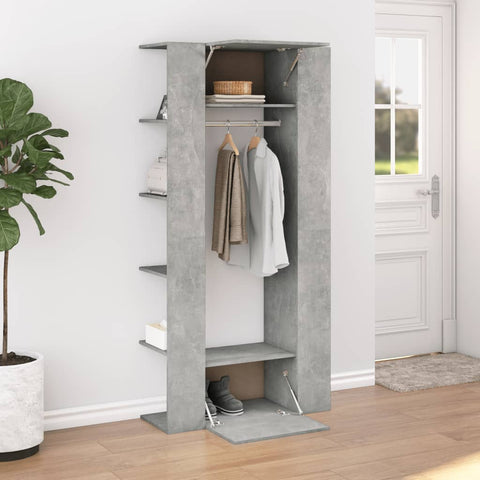 vidaXL Hallway Cabinet Concrete Grey 97.5x37x99 cm Engineered Wood