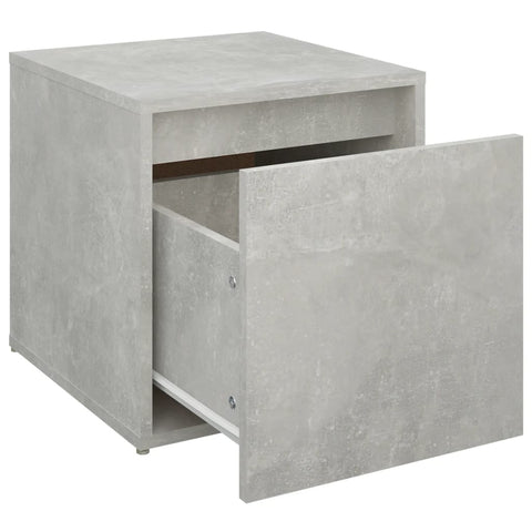 vidaXL Box Drawer Concrete Grey 40.5x40x40 cm Engineered Wood