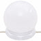vidaXL Dressing Table with LED White 74.5x40x141 cm