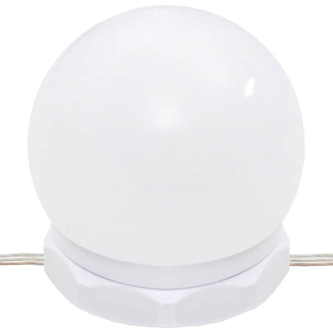 vidaXL Dressing Table with LED White 74.5x40x141 cm