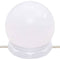 vidaXL Dressing Table with LED High Gloss White 74.5x40x141 cm