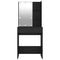 vidaXL Dressing Table with LED Black 60x40x140 cm