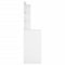 vidaXL Dressing Table with LED High Gloss White 60x40x140 cm