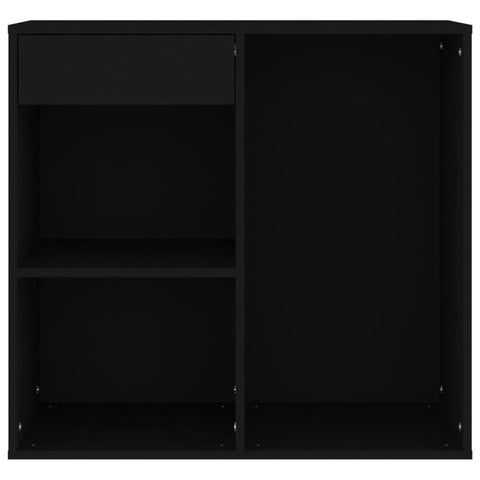 vidaXL Cosmetic Cabinet Black 80x40x75 cm Engineered Wood