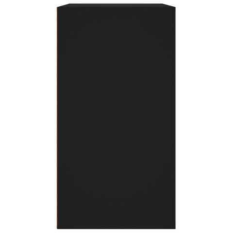 vidaXL Cosmetic Cabinet Black 80x40x75 cm Engineered Wood