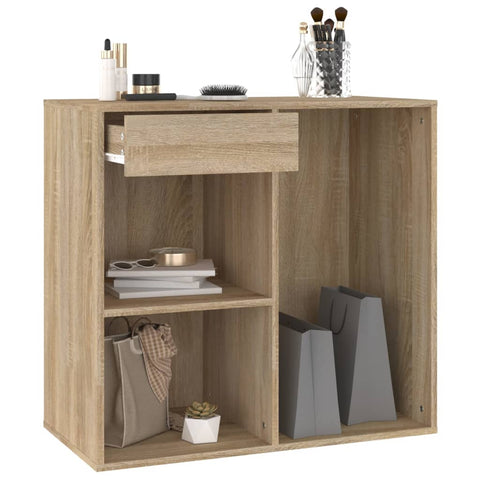 vidaXL Cosmetic Cabinet Sonoma Oak 80x40x75 cm Engineered Wood
