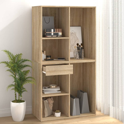 vidaXL Cosmetic Cabinet Sonoma Oak 80x40x75 cm Engineered Wood