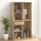 vidaXL Cosmetic Cabinet Sonoma Oak 80x40x75 cm Engineered Wood