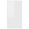 vidaXL Cosmetic Cabinet High Gloss White 80x40x75 cm Engineered Wood