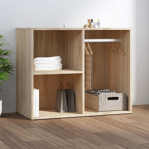 vidaXL Dressing Cabinet Sonoma Oak 80x40x65 cm Engineered Wood