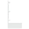 vidaXL Mirror Cabinet with LED White 90x31.5x62 cm