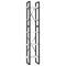 vidaXL 5-Tier Book Cabinet White 40x30x175 cm Pinewood