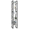 vidaXL 5-Tier Book Cabinet White 40x30x175 cm Pinewood