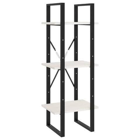 vidaXL 5-Tier Book Cabinet White 40x30x175 cm Pinewood