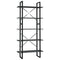 vidaXL 5-Tier Book Cabinet Grey 80x30x175 cm Engineered Wood