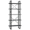 vidaXL 5-Tier Book Cabinet Grey 80x30x175 cm Pinewood