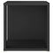 vidaXL Side Table Black 33x33x34.5 cm Engineered Wood