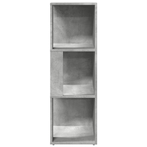 vidaXL Corner Cabinet Concrete Grey 33x33x100 cm Engineered Wood