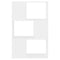 vidaXL Book Cabinet Room Divider White 60x24x94 cm Engineered Wood