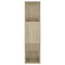 vidaXL Book Cabinet Room Divider Sonoma Oak 60x24x94 cm Engineered Wood