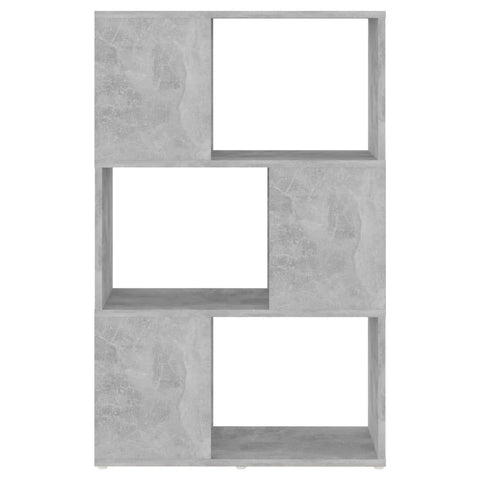vidaXL Book Cabinet Room Divider Concrete Grey 60x24x94 cm Engineered Wood
