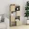 vidaXL Book Cabinet Room Divider Sonoma Oak 60x24x124.5 cm Engineered Wood