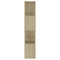 vidaXL Book Cabinet Room Divider Sonoma Oak 60x24x124.5 cm Engineered Wood
